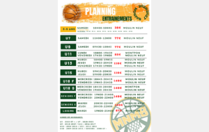 PLANNING ENTRAINEMENTS 2026-2027