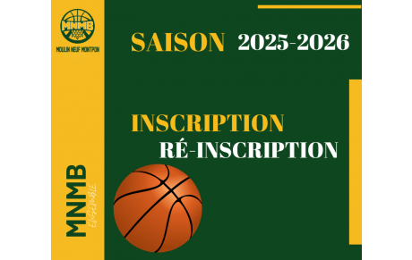 Inscription Saison 2025/2026